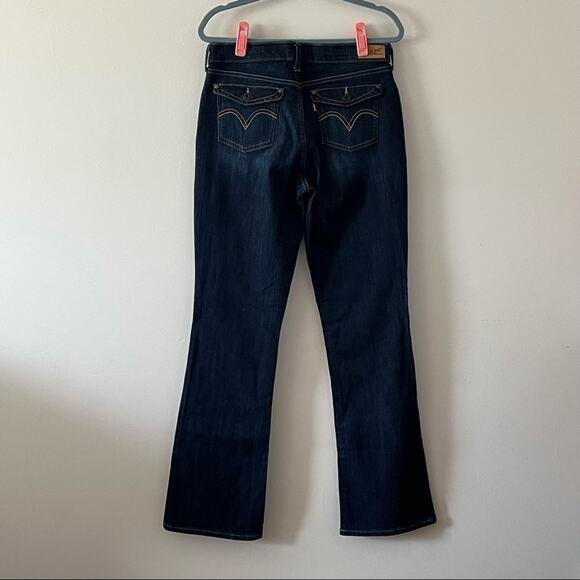 Levi’s 515 Women’s Bootcut Mid-rise Dark Wash Jeans sz 8L - Picture 4 of 10